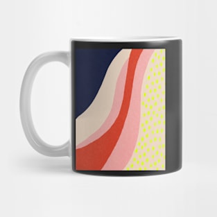 Abstract yellow rain, Abstraction Mug